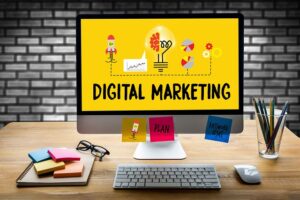 Ilustrasi jenis digital marketing yang dapat diimplementasikan untuk bisnis. (Sumber: Pixabay)
