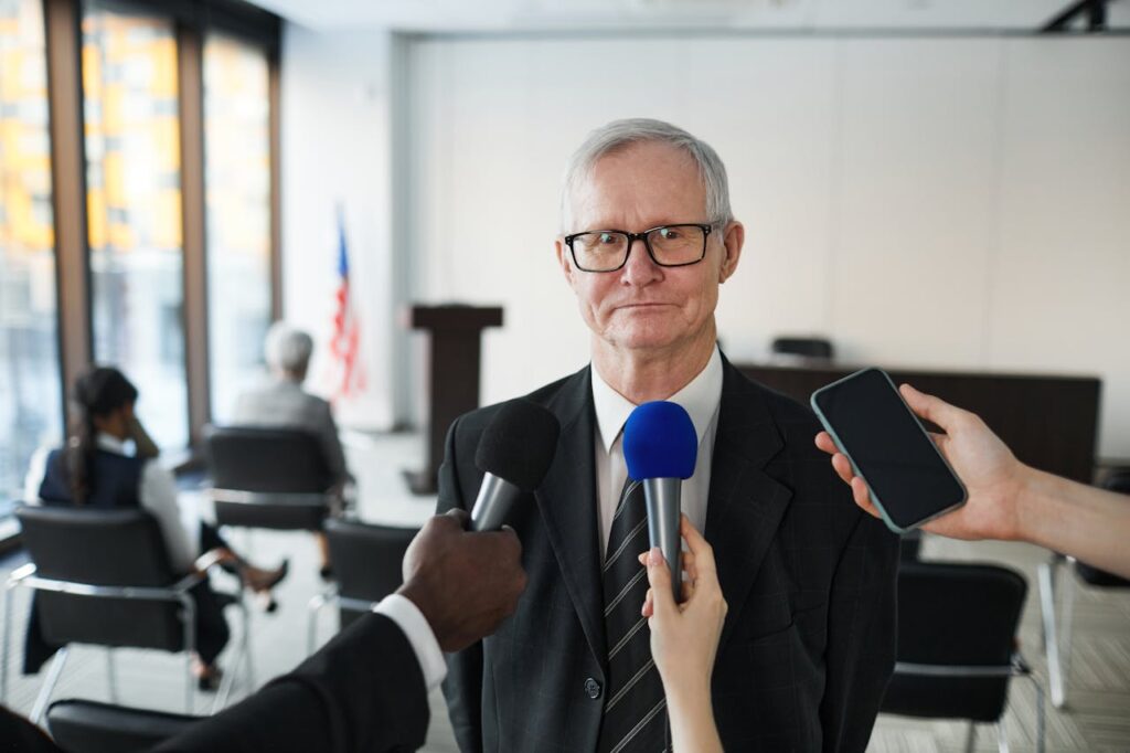 Ilustrasi press conference management. (Sumber: Pexels)