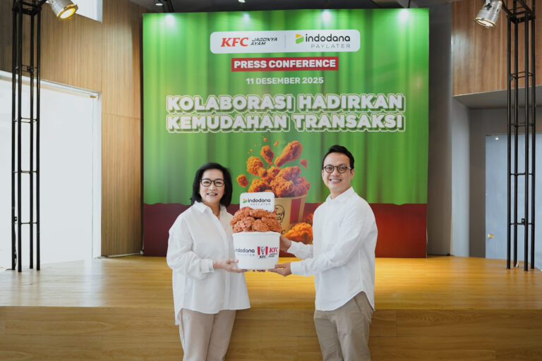 Ilustrasi press conference Indodana PayLater dan KFC. (Sumber: Dok. Genaya PR)
