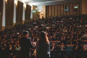 Ilustrasi press conference. (Sumber: Unsplash)